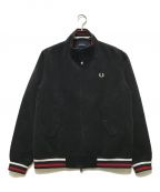 FRED PERRY×BEAMSフレッドペリー×ビームス）の古着「別注 コーデュロイハリントンジャケット　FZ2614」｜ブラック