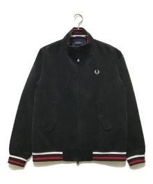 FRED PERRY×BEAMS（フレッドペリー×ビームス）の古着「別注 コーデュロイハリントンジャケット　FZ2614」｜ブラック