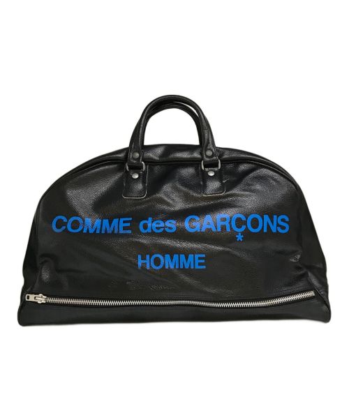 COMME des GARCONS HOMME（コムデギャルソン オム）COMME des GARCONS HOMME (コムデギャルソン オム) PVCロゴボストンバッグ ブラックの古着・服飾アイテム