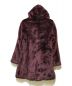 1piu1uguale3 (ウノ ピゥ ウノ ウグァーレ トレ) WRAP COAT /ECO FUR　MRC137 ボルドー サイズ:4：37000円