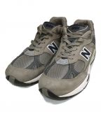 NEW BALANCEニューバランス）の古着「ローカットスニーカー　M991ANI」｜グレー