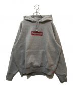 SUPREMEシュプリーム）の古着「Inside Out Box Logo Hooded Sweatshirt」｜グレー