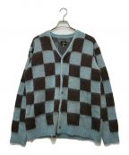 Needlesニードルズ）の古着「Mohair Cardigan　LQ399」｜ブラウン×ブルー