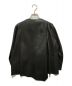 CLANE (クラネ) BACK CROSS RAM LEATHER JACKET ブラック サイズ:2：10000円