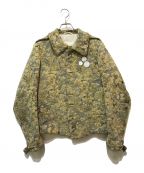 Maison Margielaメゾンマルジェラ）の古着「BROCADE ESSORAGE JACKET S30AM0549」｜ベージュ