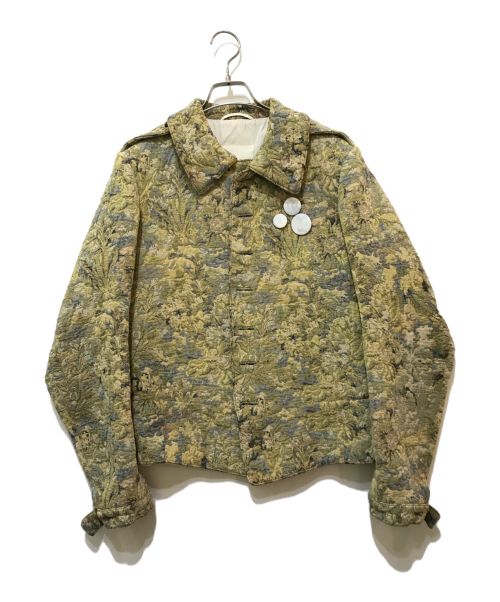 Maison Margiela（メゾンマルジェラ）Maison Margiela (メゾンマルジェラ) BROCADE ESSORAGE JACKET S30AM0549 ベージュ サイズ:48の古着・服飾アイテム