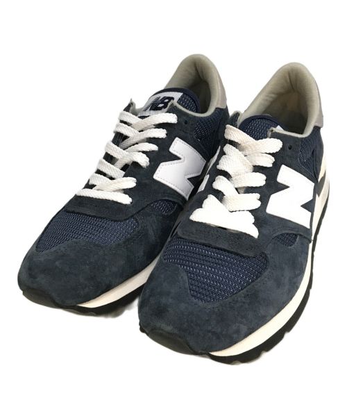 NEW BALANCE（ニューバランス）NEW BALANCE (ニューバランス) ローカットスニーカー　M990NV1 ネイビー サイズ:26 未使用品の古着・服飾アイテム