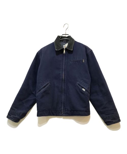 CarHartt（カーハート）CarHartt (カーハート) 裏地ブランケットデトロイトジャケット ネイビー サイズ:38(レディース規格)の古着・服飾アイテム