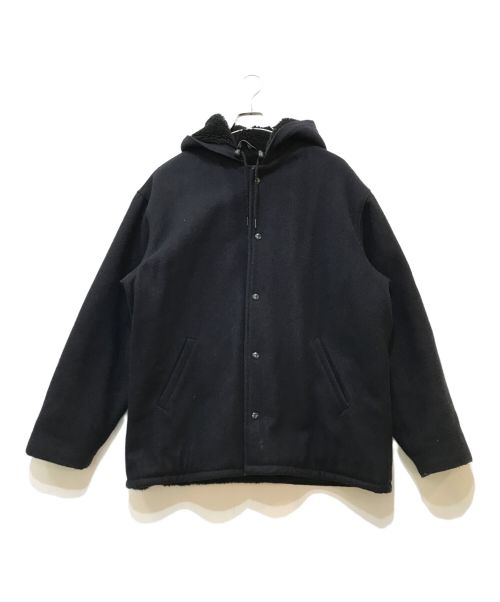 Schott（ショット）Schott (ショット) ウーデッドウールコート　AT012 ブラック サイズ:Lの古着・服飾アイテム