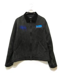 X-LARGE（エクストララージ）の古着「OVERDYED WORK JACKET　101243021004」｜グレー