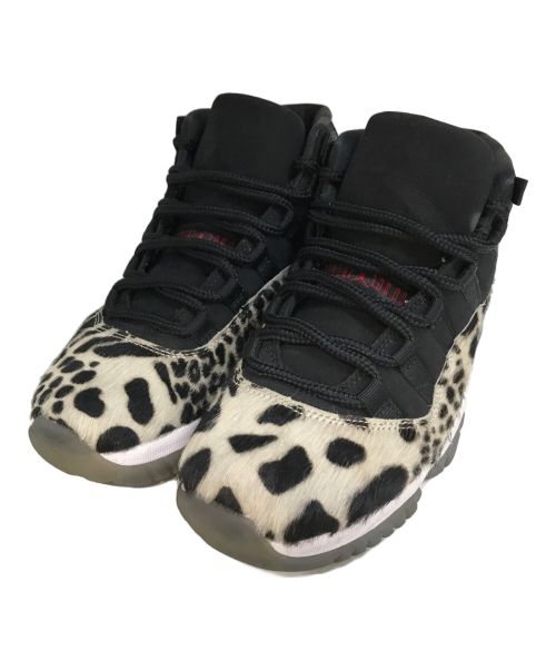 NIKE（ナイキ）NIKE (ナイキ) WMNS AIR JORDAN 11 RETRO　AR0715-010 ブラック×ベージュ サイズ:24.5の古着・服飾アイテム