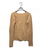 AURALEEオーラリー）の古着「LAMB WOOL SMOOTH KNIT PO A23AP01RW」｜ベージュ