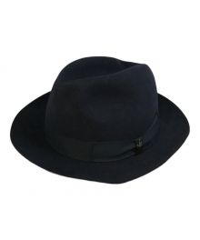 BORSALINO（ボルサリーノ）の古着「中折れハット」｜ブラック