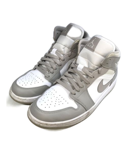 NIKE（ナイキ）NIKE (ナイキ) Air Jordan 1 Mid 554724-082 グレー×ホワイト サイズ:US9.5の古着・服飾アイテム