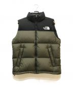 THE NORTH FACEザ ノース フェイス）の古着「NUPTSE VEST　ND92338」｜ブラック×オリーブ