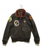 MORGAN PRODUCTIONSモーガン プロダクションズ）の古着「G-1 FLIGHT JACKET」｜ブラウン