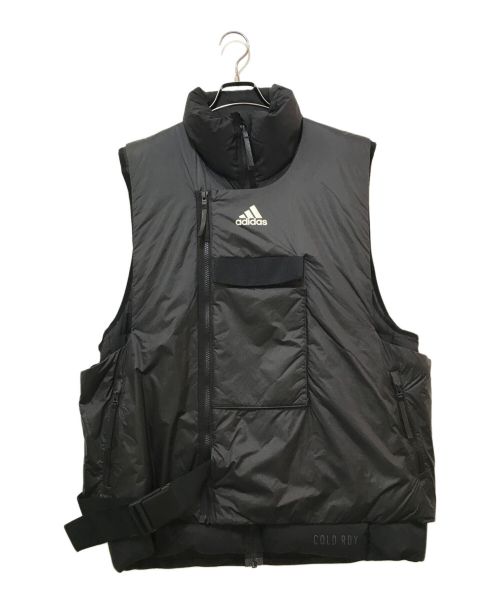 adidas（アディダス）adidas (アディダス) DOWN VEST COLD READY　FT2417 ブラック サイズ:Lの古着・服飾アイテム