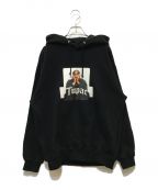 X-LARGE×2PACエクストララージ×2パック）の古着「TUPAC PULLOVER HOODED SWEAT」｜ブラック