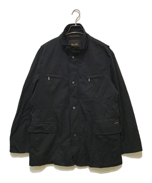 MOORER（ムーレー）MOORER (ムーレー) ジップアップジャケット ブラック サイズ:52の古着・服飾アイテム