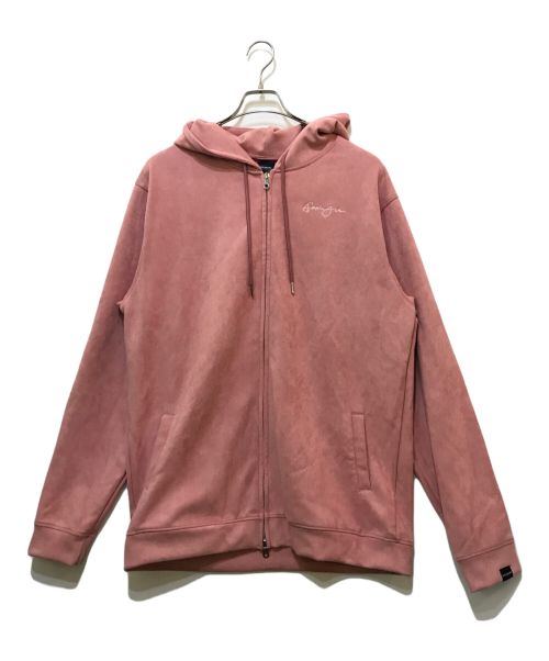 APPLEBUM（アップルバム）APPLEBUM (アップルバム) Synthetic Suede Zip Parka ピンク サイズ:XXL 未使用品の古着・服飾アイテム