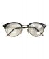 Thom Browne（トムブラウン）の古着「眼鏡　TB-706-A-BLK-GLD-50」｜ブラック×ゴールド