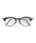 Thom Browne (トムブラウン) 眼鏡　TB-706-A-BLK-GLD-50 ブラック×ゴールド サイズ:50□21-141：11000円