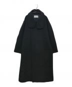 TODAYFULトゥデイフル）の古着「Standcollar Wool Coat 12320004」｜ブラック