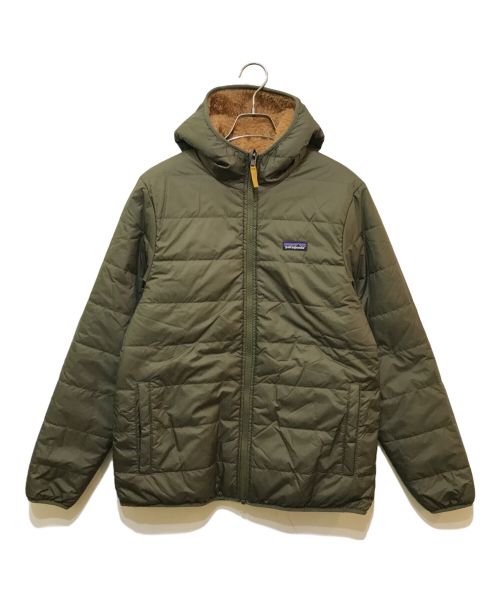 Patagonia（パタゴニア）Patagonia (パタゴニア) リバーシブルブルゾン　68095FA21 オリーブ×ベージュ サイズ:XXL16-18(キッズサイズ)の古着・服飾アイテム