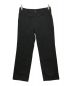 YOHJI YAMAMOTO COLLECTIONS（ヨウジヤマモトコレクションズ）の古着「COTTON TWILL LOW-RISE STRAIGHT FIT PANTS　FS-P64-002」｜ブラック