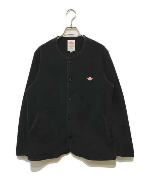 DANTON（ダントン）DANTON (ダントン) FLEECE COLLARLESS JACKET　JD-8911 ブラック サイズ:38の古着・服飾アイテム