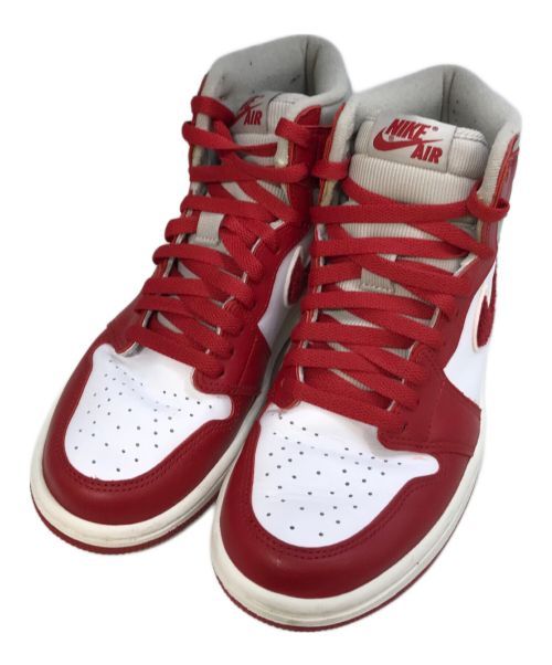 NIKE（ナイキ）NIKE (ナイキ) W AIR JORDAN 1 RETRO HI OG　DJ4891-061 レッド×ホワイト サイズ:24の古着・服飾アイテム