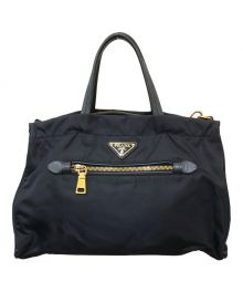 PRADA（プラダ）の古着「テスート ナイロンショルダーバッグ　B1843M」｜ネイビー