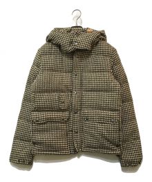 THE NORTH FACE×Harris Tweed（ザ ノース フェイス×ハリスツイード）の古着「ツイードダウンジャケット」｜ブラウン×アイボリー