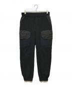 WHITE MOUNTAINEERINGホワイトマウンテ二アニング）の古着「TECH VISCOSE JOGGER PANT　BK2273404」｜ブラック