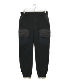 WHITE MOUNTAINEERING（ホワイトマウンテ二アニング）の古着「TECH VISCOSE JOGGER PANT　BK2273404」｜ブラック