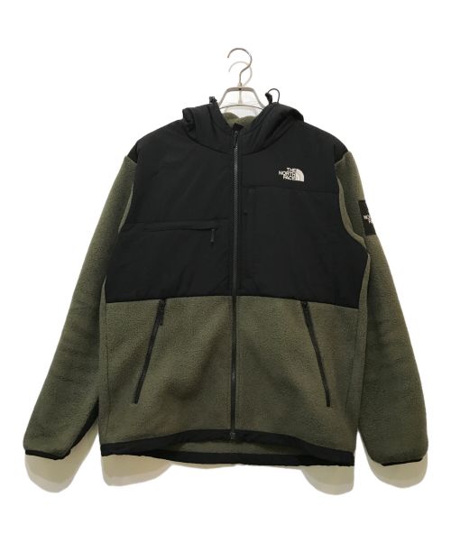 THE NORTH FACE（ザ ノース フェイス）THE NORTH FACE (ザ ノース フェイス) Denali Hoodie　NA72052 オリーブ×ブラック サイズ:XLの古着・服飾アイテム