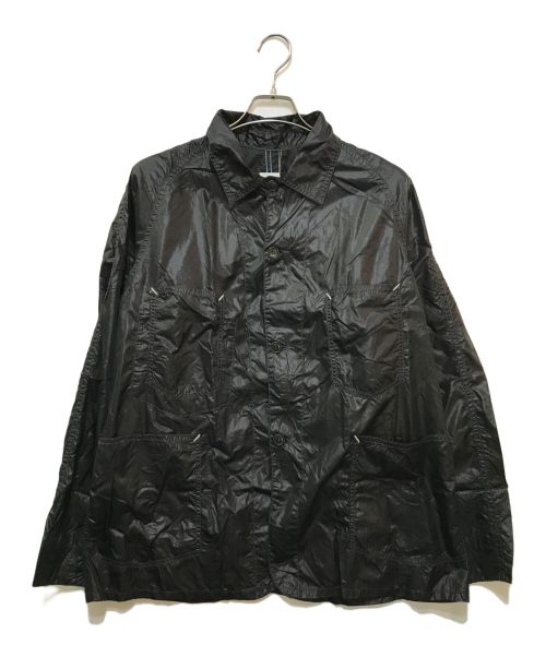 POST O'ALLS（ポストオーバーオールズ）POST O'ALLS (ポストオーバーオールズ) nylon taffeta Jacket ブラック サイズ:XLの古着・服飾アイテム