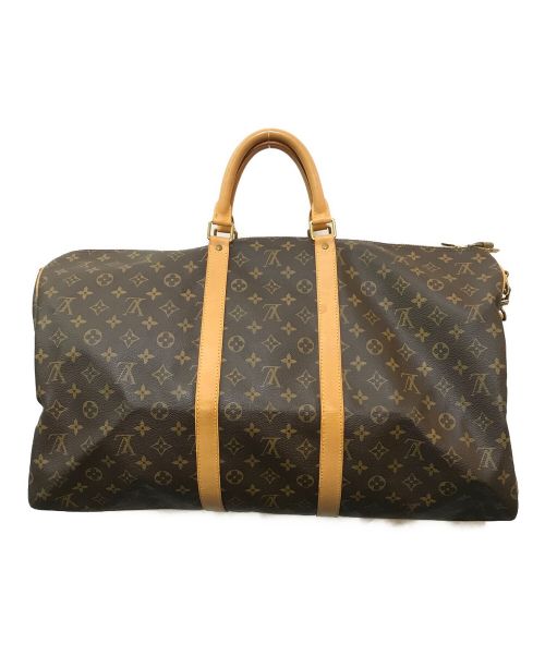 LOUIS VUITTON（ルイ ヴィトン）LOUIS VUITTON (ルイ ヴィトン) キーポル・バンドリエール55　M41414 ブラウンの古着・服飾アイテム