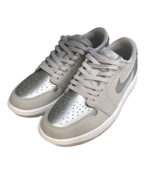 NIKE（ナイキ）NIKE (ナイキ) Air Jordan 1 Retro Low OG グレー×シルバー サイズ:28cmの古着・服飾アイテム