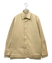 AURALEE（オーラリー）の古着「SUPER HIGH DENSITY WEATHER CLOTH BLOUSON」｜ベージュ