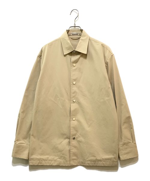 AURALEE（オーラリー）AURALEE (オーラリー) SUPER HIGH DENSITY WEATHER CLOTH BLOUSON ベージュ サイズ:3の古着・服飾アイテム