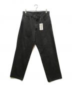 WACKO MARIAワコマリア）の古着「WASHED DENIM PANTS　24FW-WMP-PT01」｜ブラック