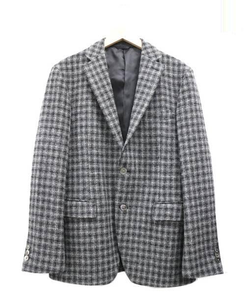 中古 古着通販 Kent And Curwen ケント アンド カーウェン ツイードジャケット グレー サイズ L Harris Tweed 参考定価63 000円程 ブランド 古着通販 トレファク公式 Trefac Fashion