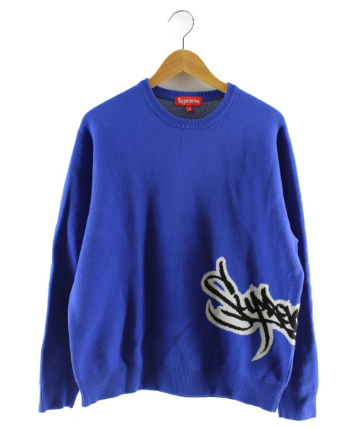 supreme sweater blue