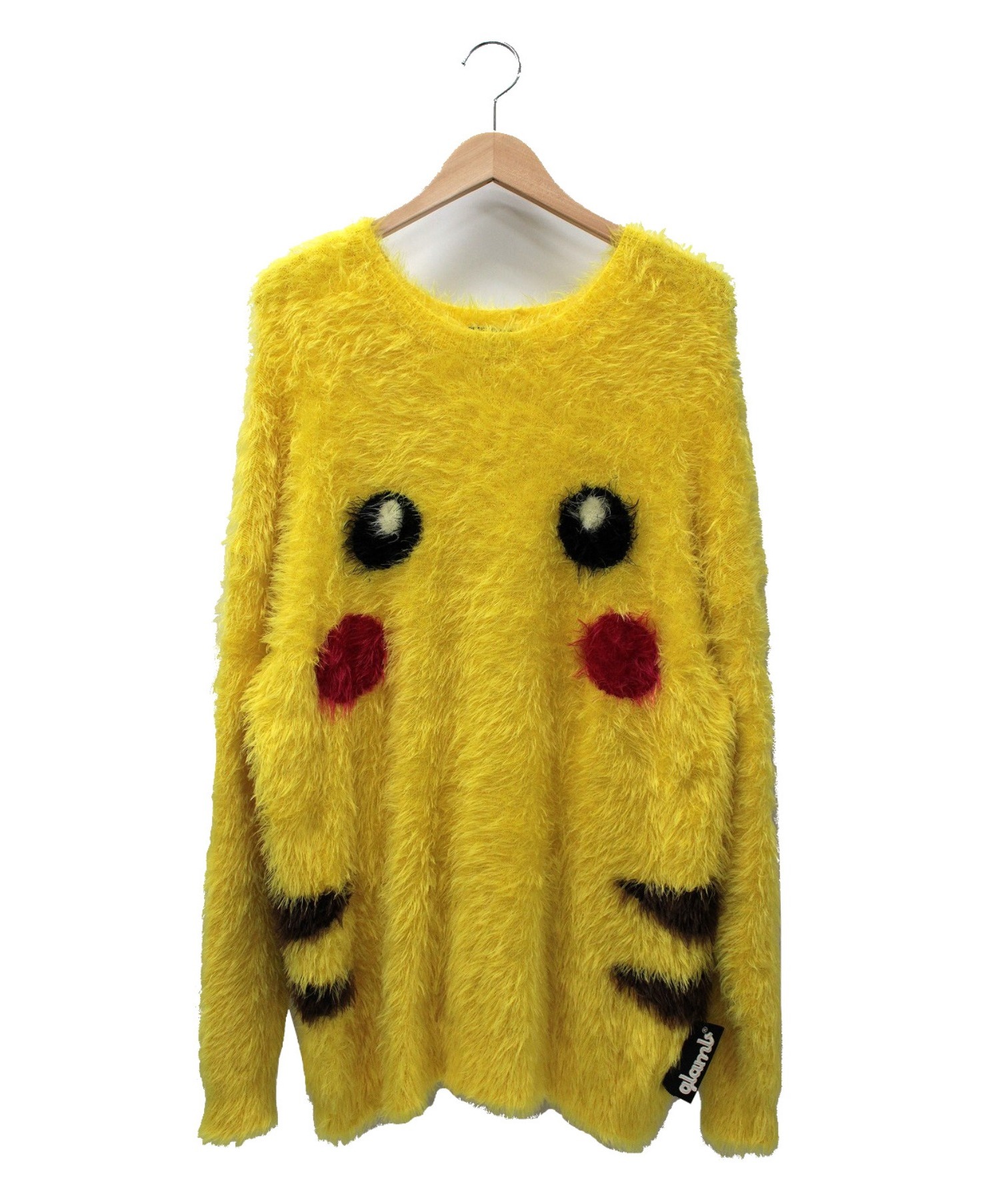 中古 古着通販 Glamb Pokemon グラム ポケモン ピカチューニット イエロー サイズ 2 Pikachu Knit ブランド 古着通販 トレファク公式 Trefac Fashion