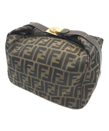 【中古・古着通販】FENDI (フェンディ) ズッカ柄バニティバッグ