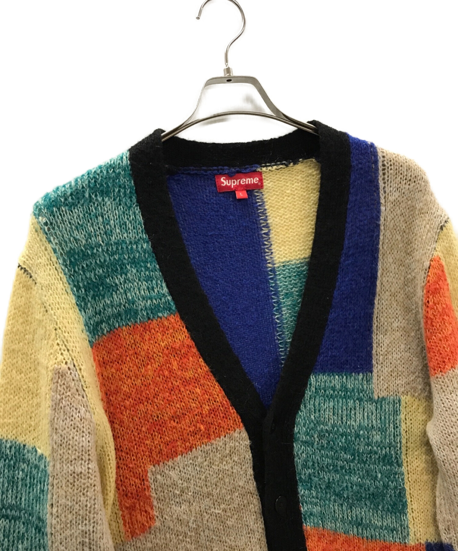 ワンピなど最旬ア！ cardigan Supreme supreme - Patchwork Mohair