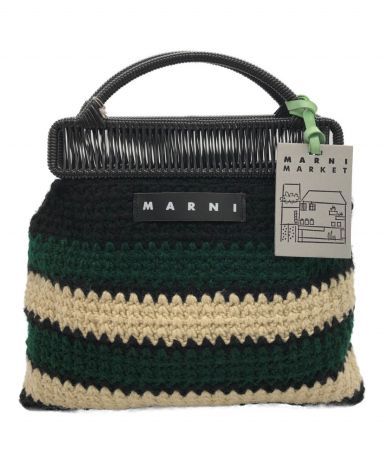 【中古・古着通販】MARNI (マルニ) フラワーカフェ クロシェ トート