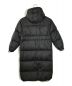 MONCLER (モンクレール) ロングダウンコート ブラック サイズ:1：90000円