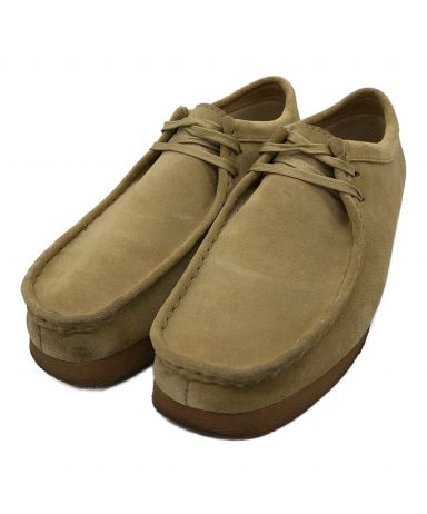 【中古・古着通販】CLARKS (クラークス) ワラビーブーツ ベージュ 